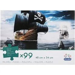Peliko Puslespil Piratskibe - 99 Brikker