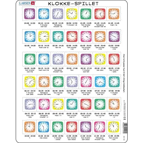 Larsen Puslespil Klokke-spillet - 42 Brikker 3 Larsen Puslespil Klokke-spillet - 42 Brikker