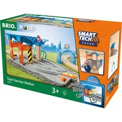 BRIO 33975 Smart Tech Sound Togservicestation -Konstruktionslegetøj butik a34a9fc1 901d 4a66 8891 c52a2f7909f7