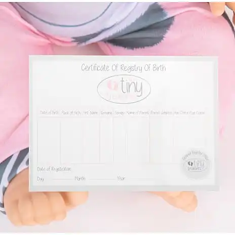 Tiny Treasure Blond Dukke Med Pink Tøj 7 Tiny Treasure Blond Dukke Med Pink Tøj - Billede 5