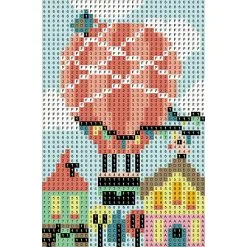 1CONZEPT Diamond Art Luftballon Lærred - 10x15 Cm