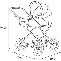BRIO Kombi Dukkevogn, Dråbemønster, Pink 24 BRIO Kombi Dukkevogn, Dråbemønster, Pink -Konstruktionslegetøj butik a4eb9cb4 b618 4ab0 a3ab 0cef7ee9f4dd