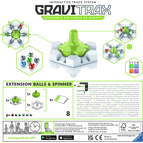 Ravensburger GraviTrax Balls & Spinner 12 Ravensburger GraviTrax Balls & Spinner - Billede 10