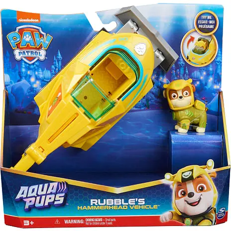 Paw Patrol Køretøj Med Aqua-tema Rubble 8 Paw Patrol Køretøj Med Aqua-tema Rubble - Billede 6