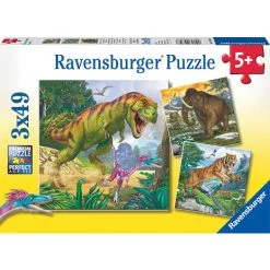 Ravensburger, Primeval Ruler Puslespil Med 3x49 Brikker