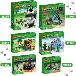 LEGO Minecraft 21243 De Frosne Tinder -Konstruktionslegetøj butik a92c56a894f165663d2ab56fa7cd2aee