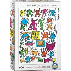 Eurographics Puslespil Collage By Keith Haring - 1000 Brikker