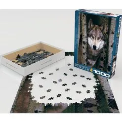 Eurographics Puslespil Gray Wolf - 1000 Brikker -Konstruktionslegetøj butik ab78438c 4049 4784 8858 8e0374613c62