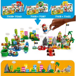 LEGO 71418 Super Mario™ Kreativ Værktøjskasse – Skabersæt -Konstruktionslegetøj butik ad14fd9051f2305b148d2da5fd6c39b1