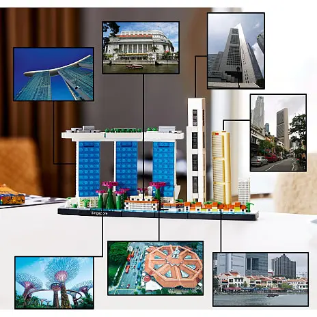 LEGO® Architecture Skyline Collection: Singapore 21057 6 LEGO® Architecture Skyline Collection: Singapore 21057 - Billede 4