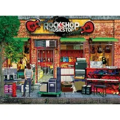Eurographics Puslespil Rock Shop - 1000 Brikker -Konstruktionslegetøj butik aebf1a1b e7ab 430b 8f44 3baf6f9363a5