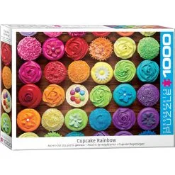 Eurographics Puslespil Cupcake Rainbow - 1000 Brikker -Konstruktionslegetøj butik aec3fbe2 a6ae 4a10 a8d0 8052ea72c6d9