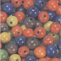 Andre Mærker Træperler 10 Mm 1000 Stk Mix