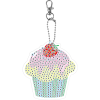 Andre Mærker Diamond Art Cupcake Nøglering - 8x7,5 Cm -Konstruktionslegetøj butik b64b68df445b20a05dafa540b7cab4a6
