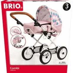 BRIO Kombi Dukkevogn, Dråbemønster, Pink 23 BRIO Kombi Dukkevogn, Dråbemønster, Pink -Konstruktionslegetøj butik b6b1b3e8 ad0d 43f6 8c42 364799a08337