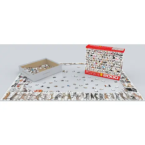 Eurographics Puslespil The World Of Cats - 2000 Brikker 5 Eurographics Puslespil The World Of Cats - 2000 Brikker - Billede 3