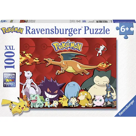 Ravensburger, My Favourite Pokémon Puslespil - 100 Brikker 3 Ravensburger, My Favourite Pokémon Puslespil - 100 Brikker