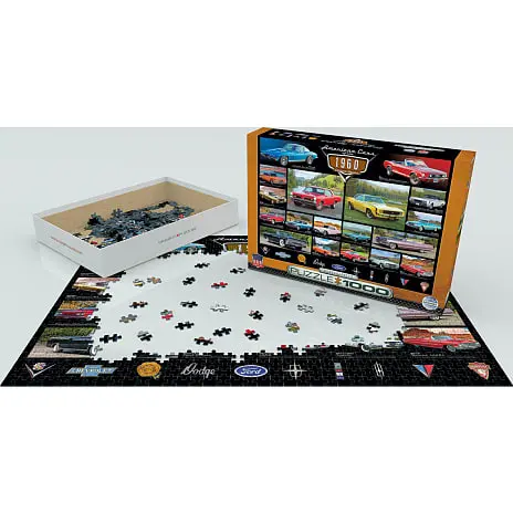 Eurographics Puslespil American Cars Of The 1960s - 1000 Brikker 5 Eurographics Puslespil American Cars Of The 1960s - 1000 Brikker - Billede 3