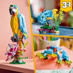 LEGO Creator 3-i-1 Eksotisk Papegøje 31136 -Konstruktionslegetøj butik b91a661d3b7d1e658e8c734cdf1e3fe6