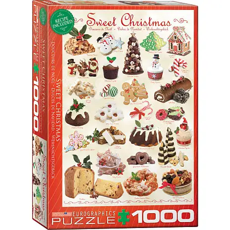 Eurographics Puslespil Sweet Christmas - 1000 Brikker 3 Eurographics Puslespil Sweet Christmas - 1000 Brikker