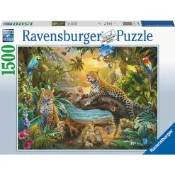 Ravensburger Leopard Familie Puslespil 1500 Brikker 10 Ravensburger Leopard Familie Puslespil 1500 Brikker -Konstruktionslegetøj butik bb50d106d6923615385edc42be5cd8d1