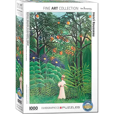 Eurographics Puslespil Woman In An Exotic Forest - 1000 Brikker 4 Eurographics Puslespil Woman In An Exotic Forest - 1000 Brikker - Billede 2