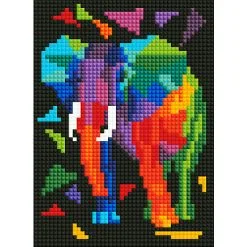 Andre Mærker Diamond Art Elefant Lærred - 13x18 Cm -Konstruktionslegetøj butik bcf44d9bd2306dbec8a9f60d5ccf9a16