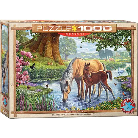 Eurographics Puslespil Fell Ponies - 1000 Brikker 3 Eurographics Puslespil Fell Ponies - 1000 Brikker