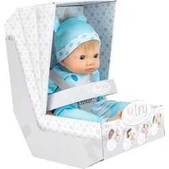 Tiny Treasure Dukke Med Blond Hår - Blå -Konstruktionslegetøj butik c14e7b97 df78 4516 bce2 70a38b21fb69 1