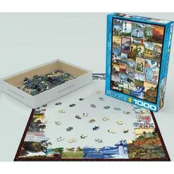 Eurographics Puslespil Lighthouses Vintage Posters - 1000 Brikker -Konstruktionslegetøj butik c1fa3569 4174 42b7 ae95 1183dca96f15