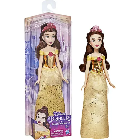 Disney Princess Royal Shimmer Belle-dukke 4 Disney Princess Royal Shimmer Belle-dukke - Billede 2