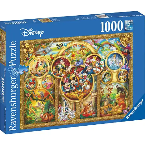 Ravensburger, Disney Tema Puslespil - 1000 Brikker 5 Ravensburger, Disney Tema Puslespil - 1000 Brikker - Billede 3