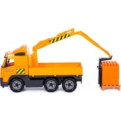 Polesie Lastbil Med Kraninkl. Klodser På Palle 450x190x250mm -Konstruktionslegetøj butik c4831366604b28e18e6ba79dab0a764a