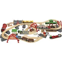 BRIO 33052 Togbane, Deluxe Sæt -Konstruktionslegetøj butik c5380fe3 71d4 46df a8af 049e6f4da350