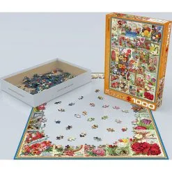 Eurographics Puslespil Flower Seed Catalog Covers - 1000 Brikker -Konstruktionslegetøj butik c5d58186 e1fb 46ee a3aa f9e4ff72ffd3