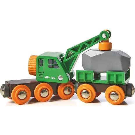 BRIO Togvogn Med Kran 33698 9 BRIO Togvogn Med Kran 33698 - Billede 7