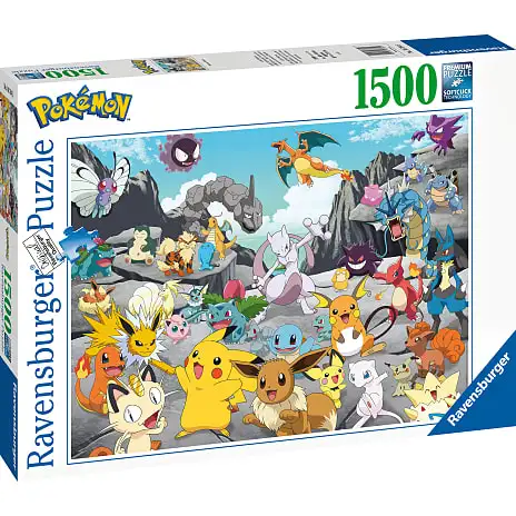 Ravensburger, Pokémon Classics Puslespil - 1500 Brikker 4 Ravensburger, Pokémon Classics Puslespil - 1500 Brikker - Billede 2