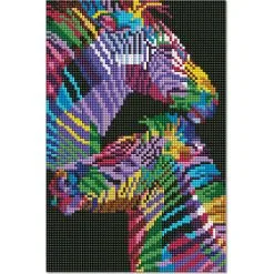 1play Diamond Art 20x30cm - Zebra -Konstruktionslegetøj butik c6ed6dea 1572 48a6 86dd 603380b8e3f8 1