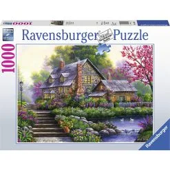 Ravensburger, Romantisk Hus Puslespil - 1000 Brikker