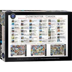 Eurographics Puslespil Globetrotter Canada - 1000 Brikker -Konstruktionslegetøj butik c710ffe9 06aa 4e24 ac90 61778ef53d3f