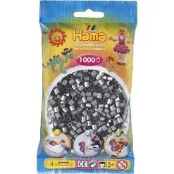 Hama Midi 1000 Perler - Sølv