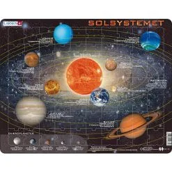 Larsen Puslespil Solsystemet - 70 Brikker
