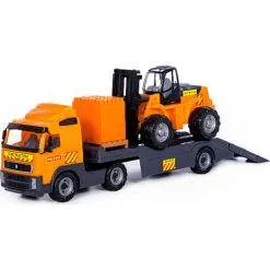 Polesie Lastbil Trailer Medgaffeltruck 750x230x345mm -Konstruktionslegetøj butik c732a5576571a60847dadbf2d16bf52e