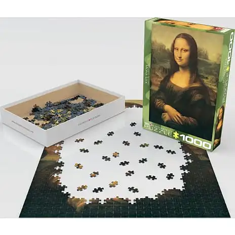 Eurographics Puslespil Mona Lisa By Leonardo Da Vinci - 1000 Brikker 4 Eurographics Puslespil Mona Lisa By Leonardo Da Vinci - 1000 Brikker - Billede 2