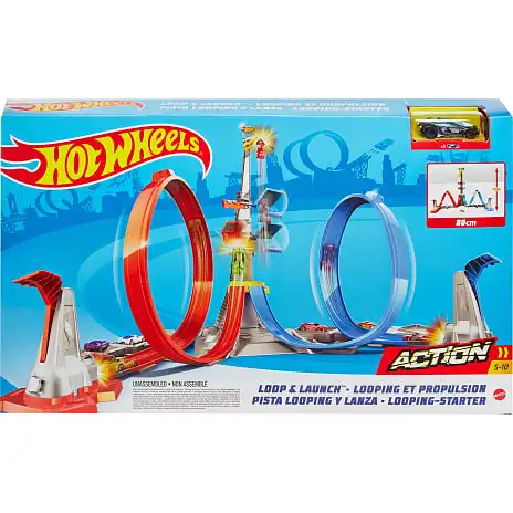 Hot Wheels Loop & Launch-banesæt 6 Hot Wheels Loop & Launch-banesæt - Billede 4