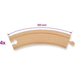 Eichhorn 4 Stk Togskinner I Bøgetræ 20,5cm -Konstruktionslegetøj butik c886e9a1 3ba0 4cb6 bfa9 ad7ed3dc6067