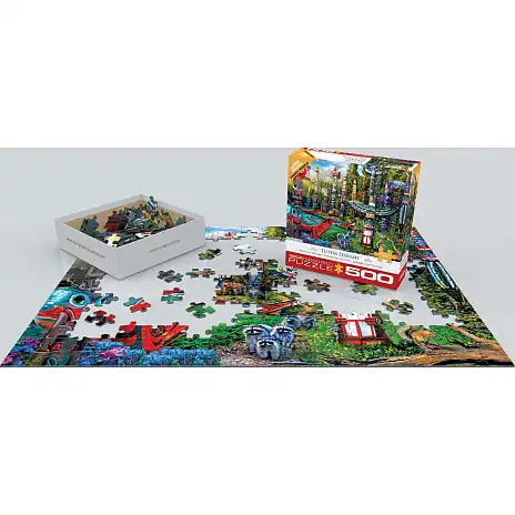 Eurographics Puslespil Canadian Dream - 500 Brikker 4 Eurographics Puslespil Canadian Dream - 500 Brikker - Billede 2