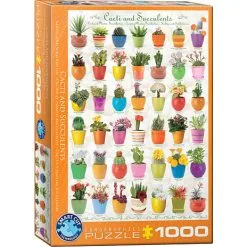 Eurographics Puslespil Cacti & Succulents - 1000 Brikker