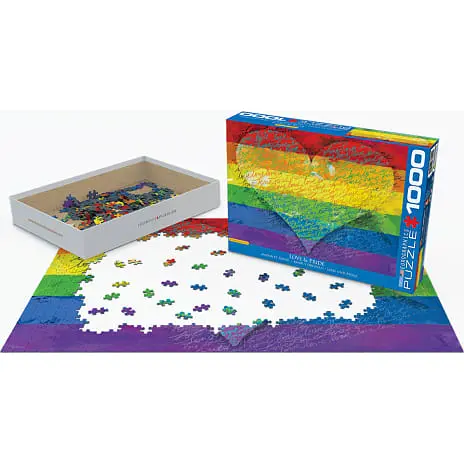 Eurographics Puslespil Love & Pride - 1000 Brikker 5 Eurographics Puslespil Love & Pride - 1000 Brikker - Billede 3
