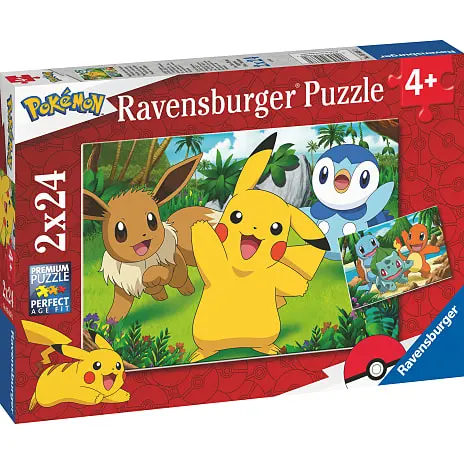 Ravensburger, Pokémon Puslespil - 2 X 24 Brikker 12 Ravensburger, Pokémon Puslespil - 2 X 24 Brikker - Billede 10